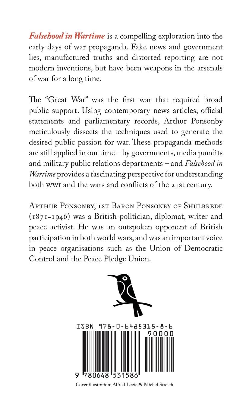 Rückseitencover Falsehood in Wartime