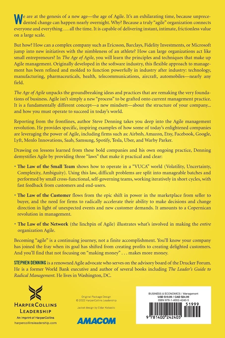 Rückseitencover The Age of Agile