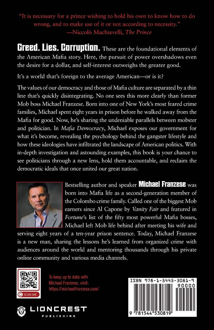 Rückseitencover Mafia Democracy