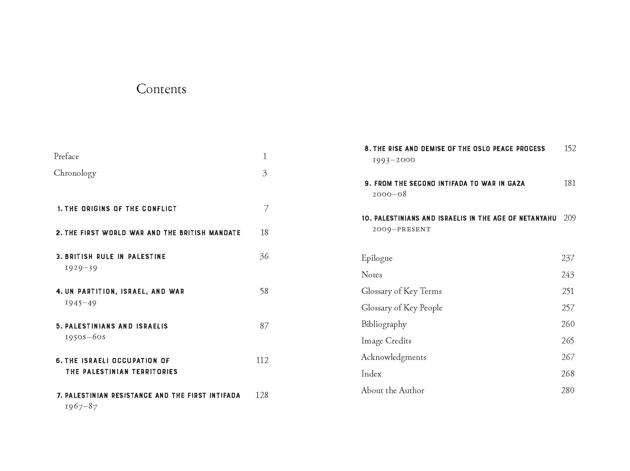 Beispielinhalt (Bild) The Shortest History of Israel and Palestine