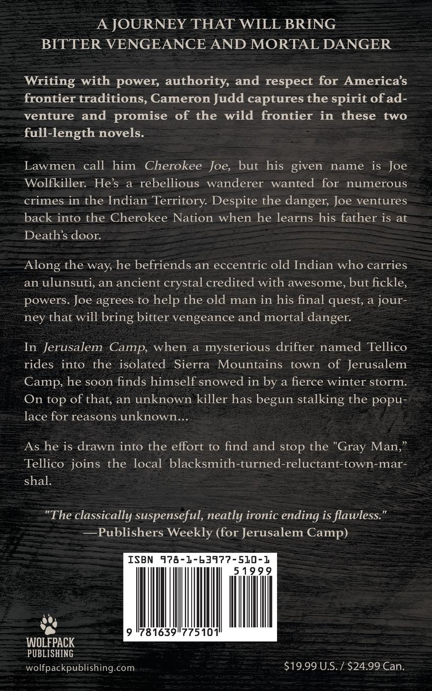 Rückseitencover Cherokee Joe and Jerusalem Camp: Two Full Length Western Novels