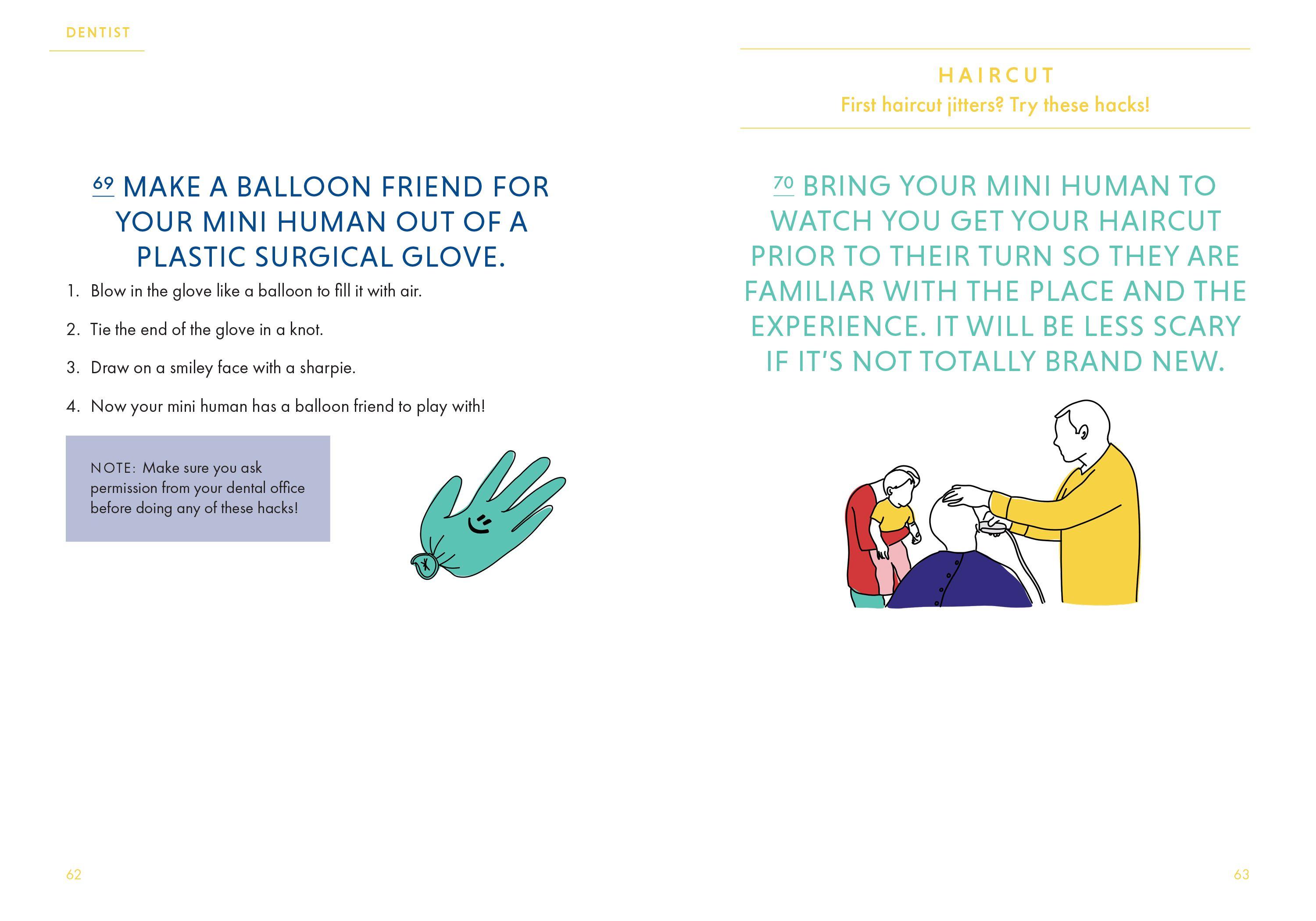 Beispielinhalt (Bild) 115 Hacks and Hacktivities for Parents of Mini Humans