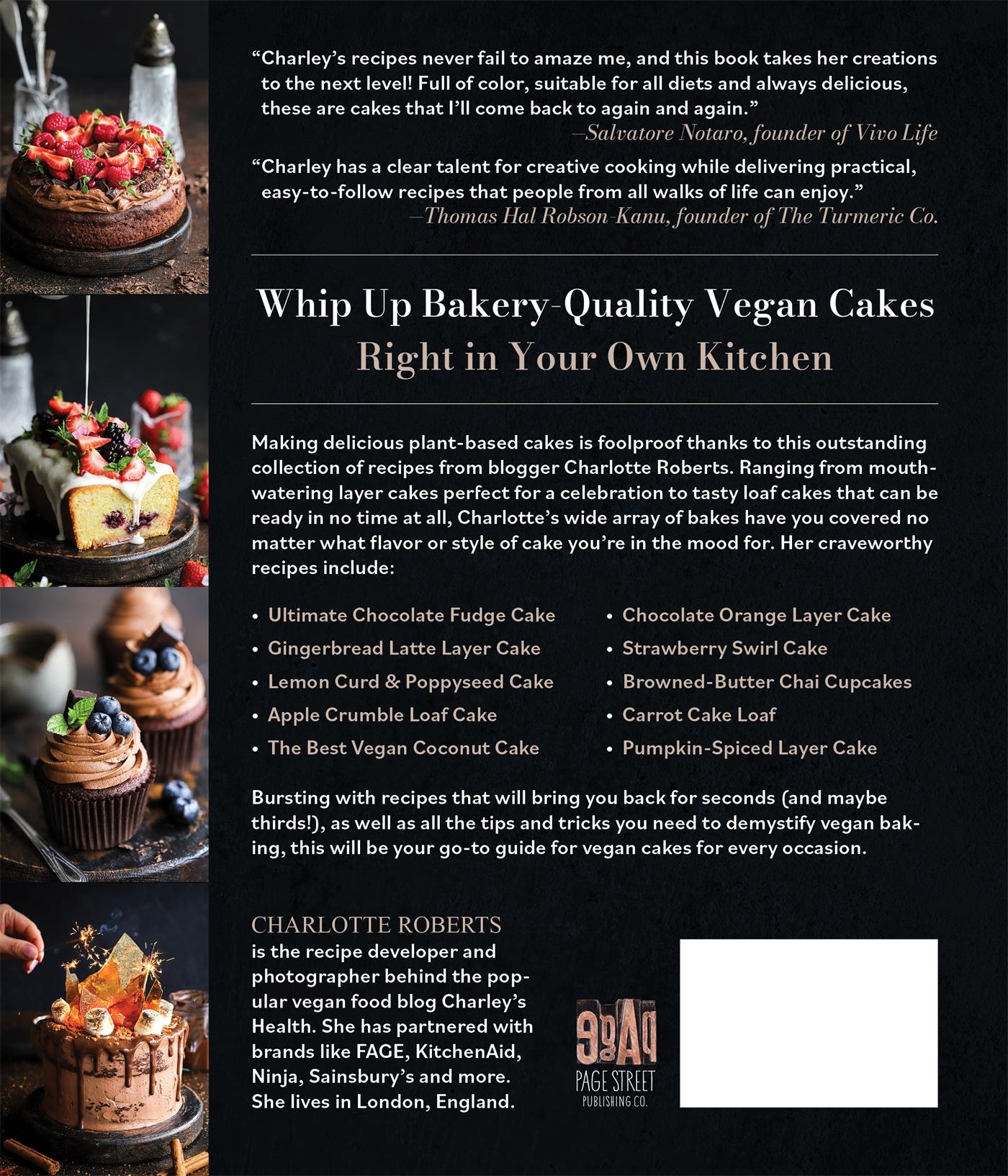 Rückseitencover Decadent Vegan Cakes