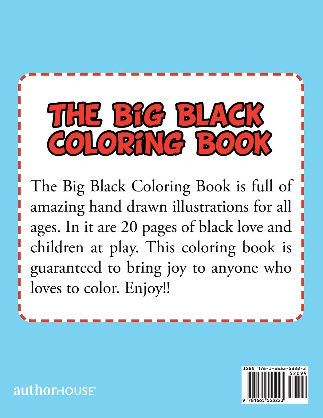 Rückseitencover The Big Black Coloring Book