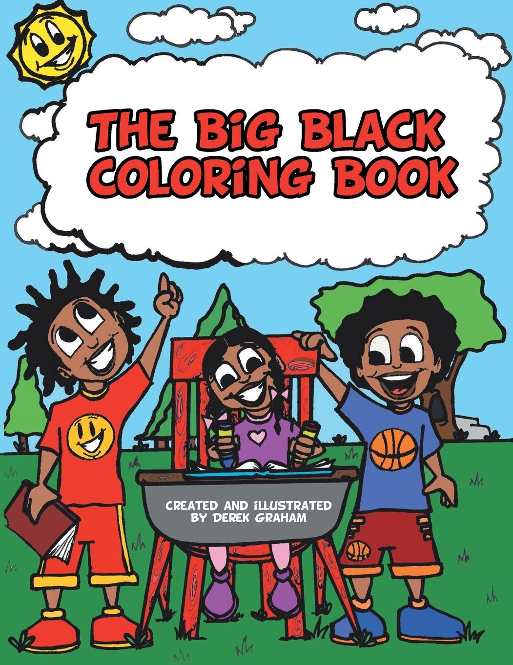 Vorderes Coverbild The Big Black Coloring Book