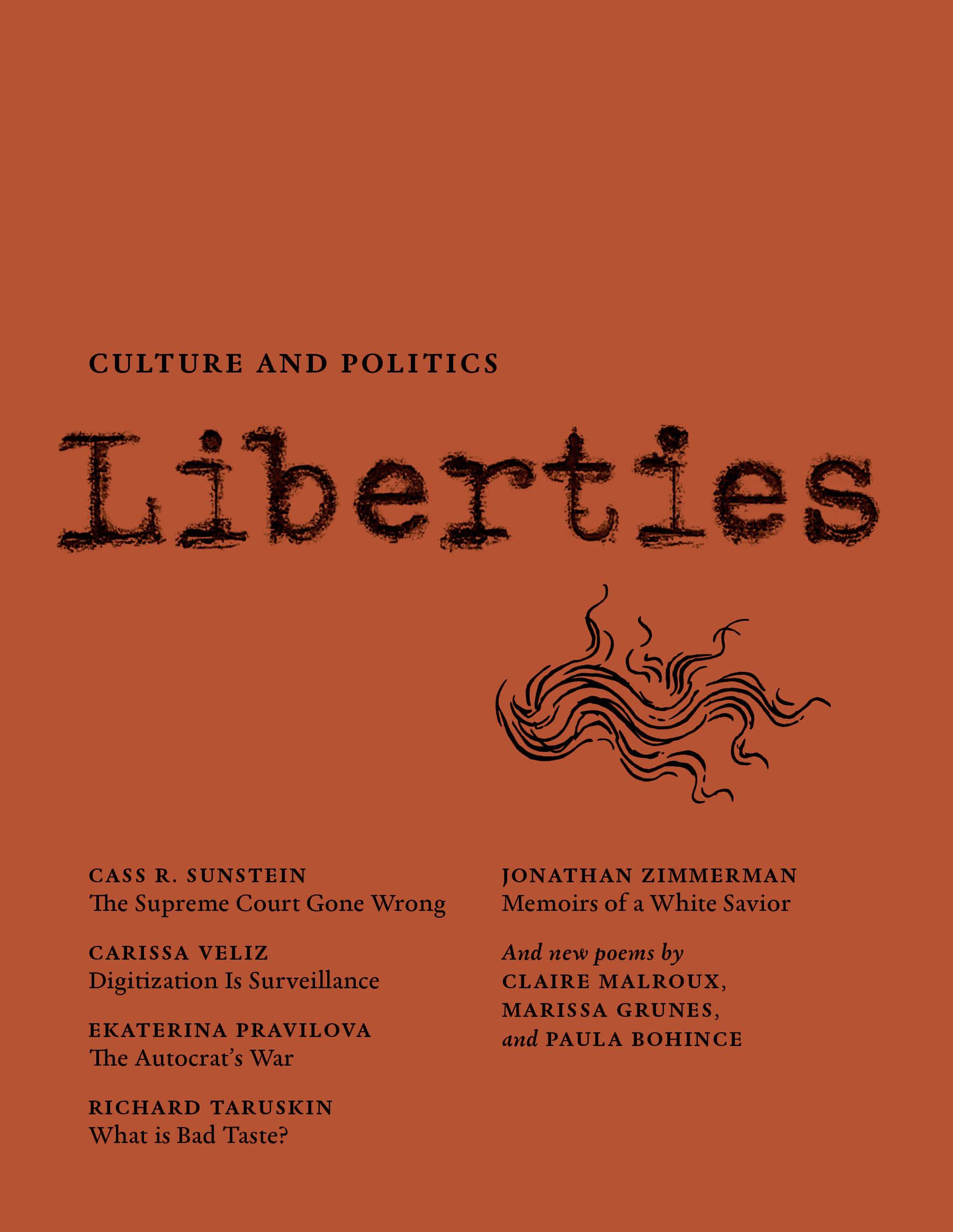 Vorderes Coverbild Liberties Journal of Culture and Politics
