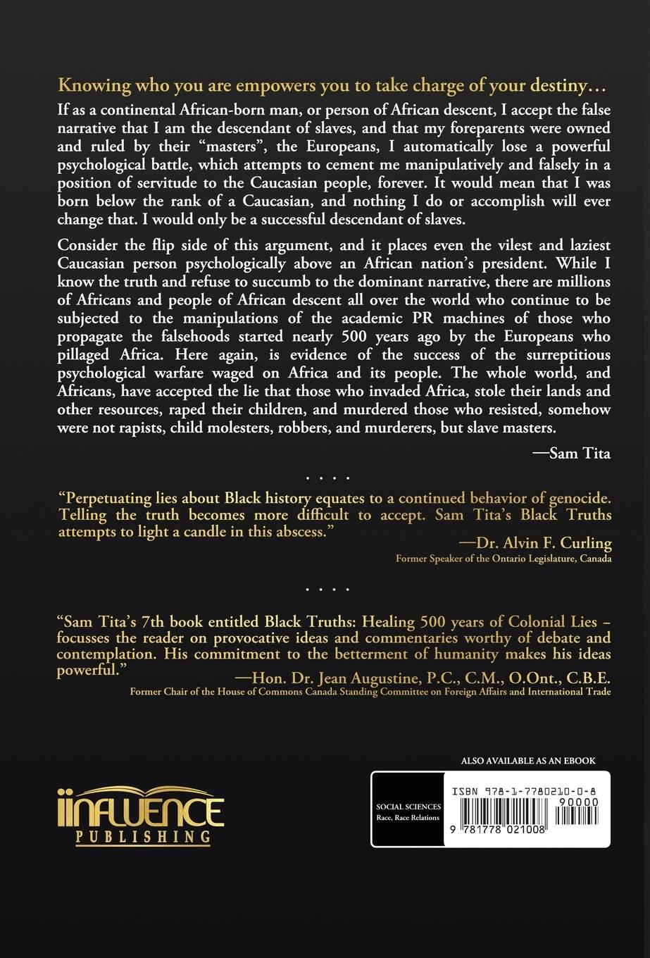 Rückseitencover Black Truths