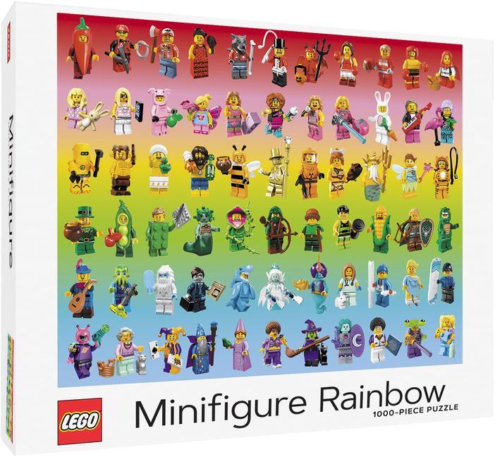 Vorderes Coverbild LEGO Minifigure Rainbow 1000-Piece Puzzle