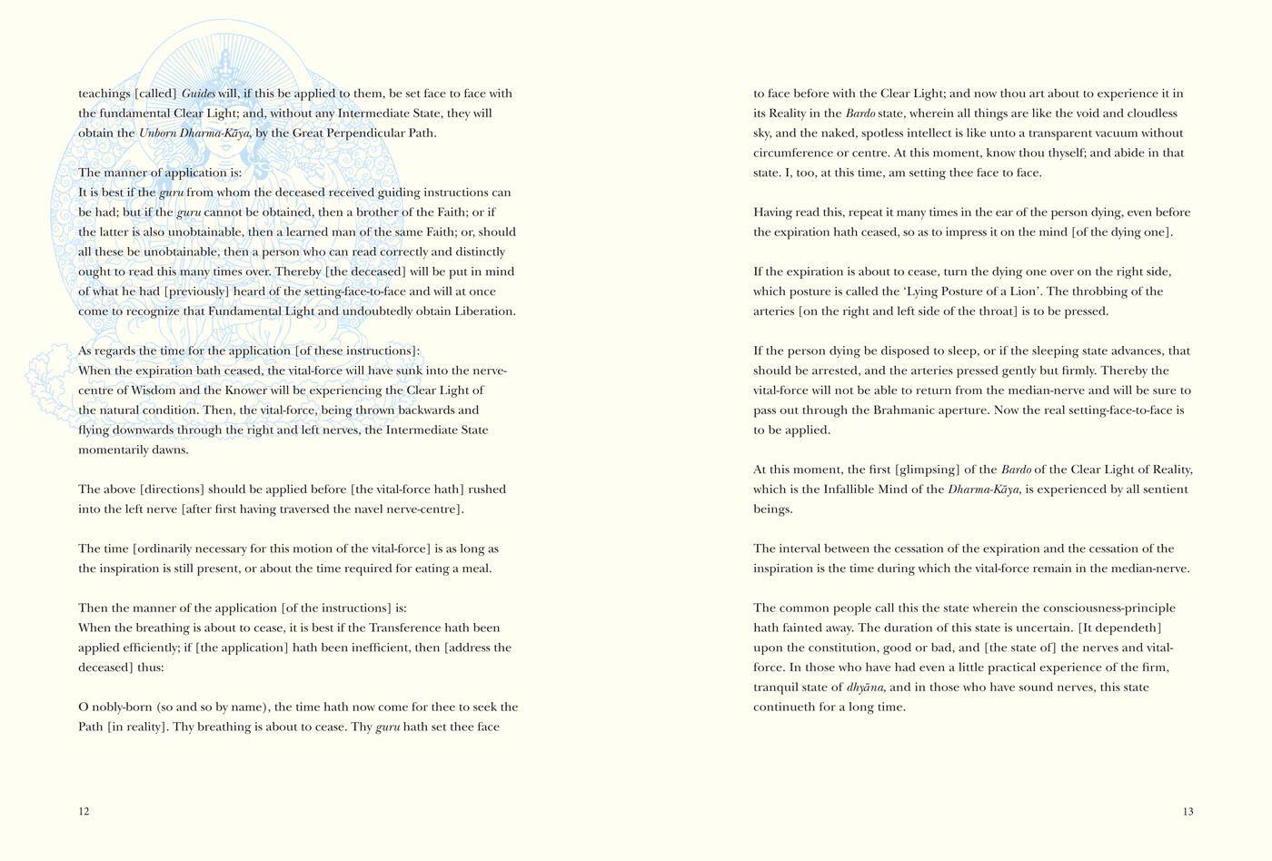 Beispielinhalt (Bild) The Tibetan Book of the Dead