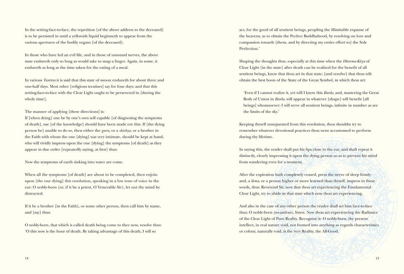 Beispielinhalt (Bild) The Tibetan Book of the Dead