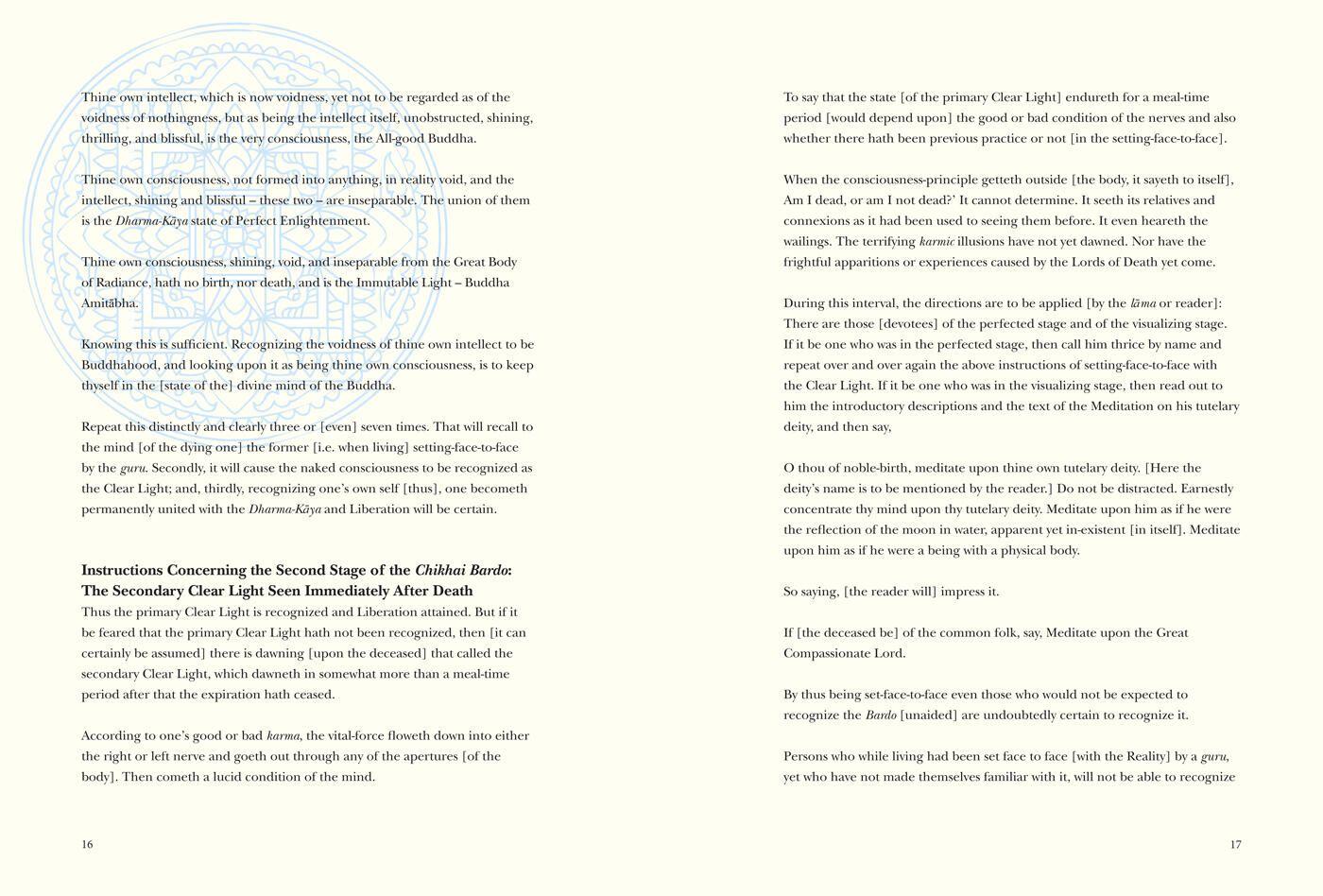 Beispielinhalt (Bild) The Tibetan Book of the Dead