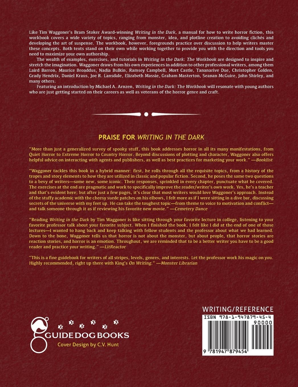 Rückseitencover Writing in the Dark