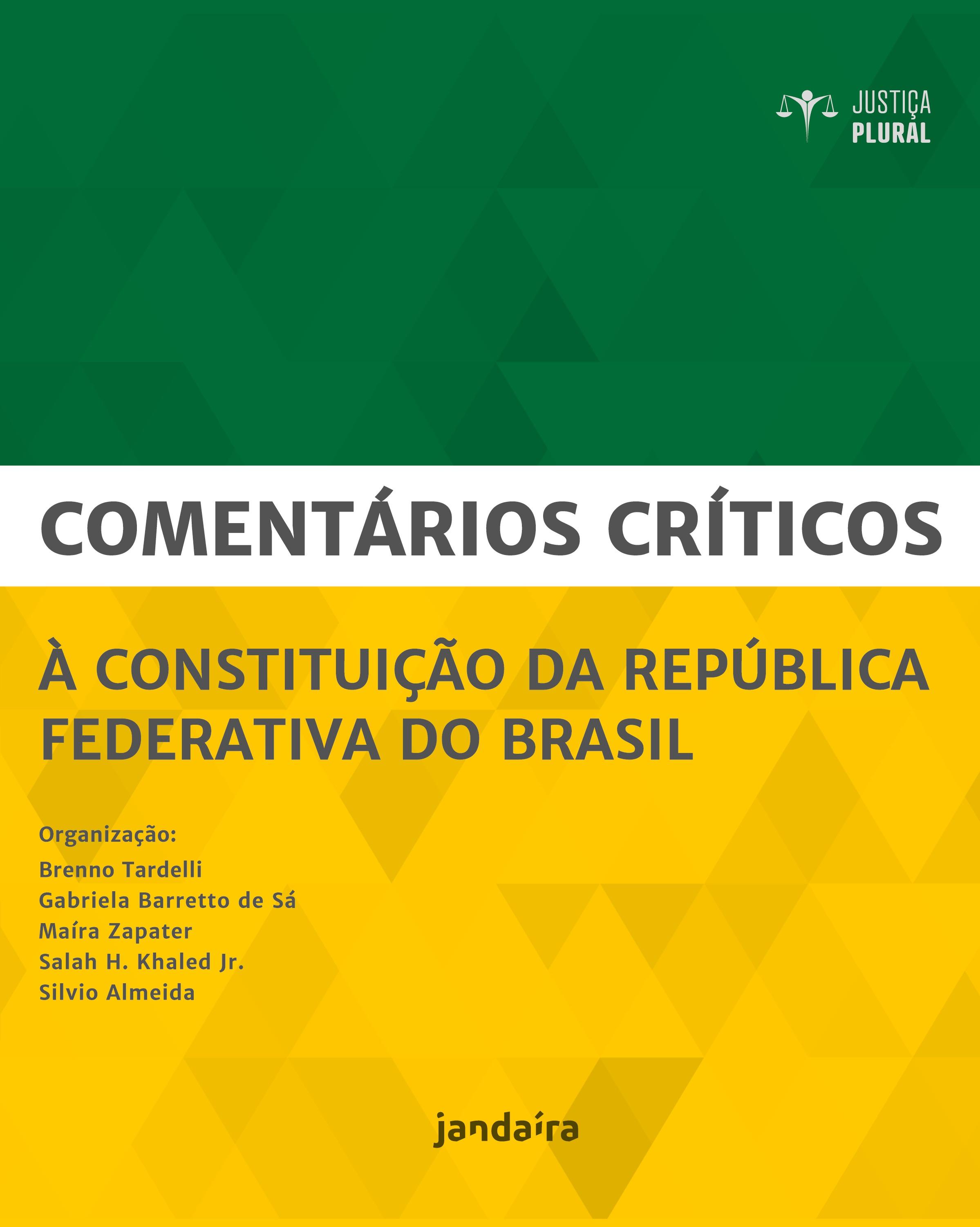 Vorderes Coverbild Comentários críticos à Constituição da República Federativa do Brasil