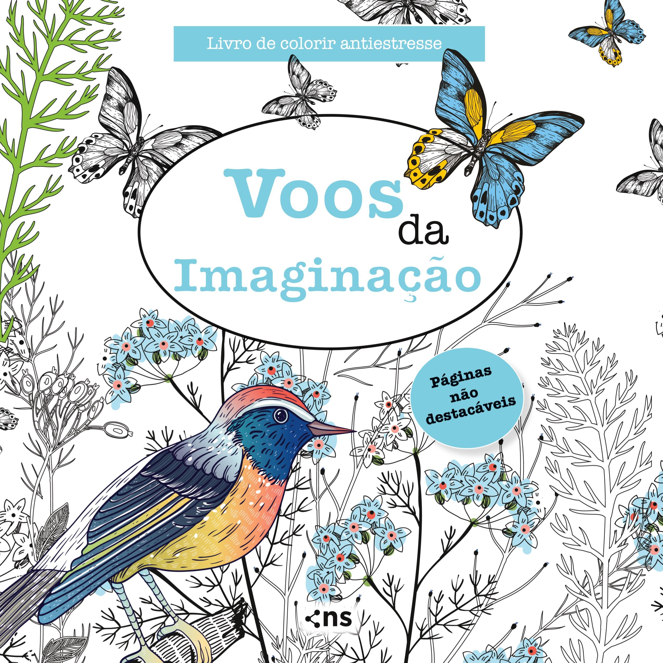Vorderes Coverbild Voos da Imaginação - Livro de Colorir Antiestresse