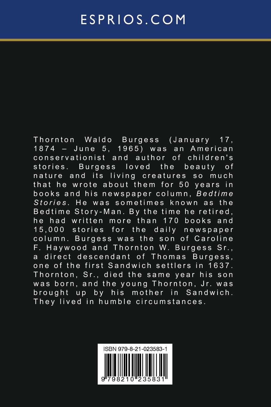 Rückseitencover Mother West Wind "Where" Stories (Esprios Classics)