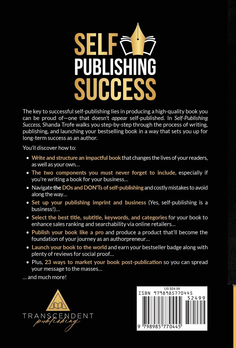 Rückseitencover Self-Publishing Success