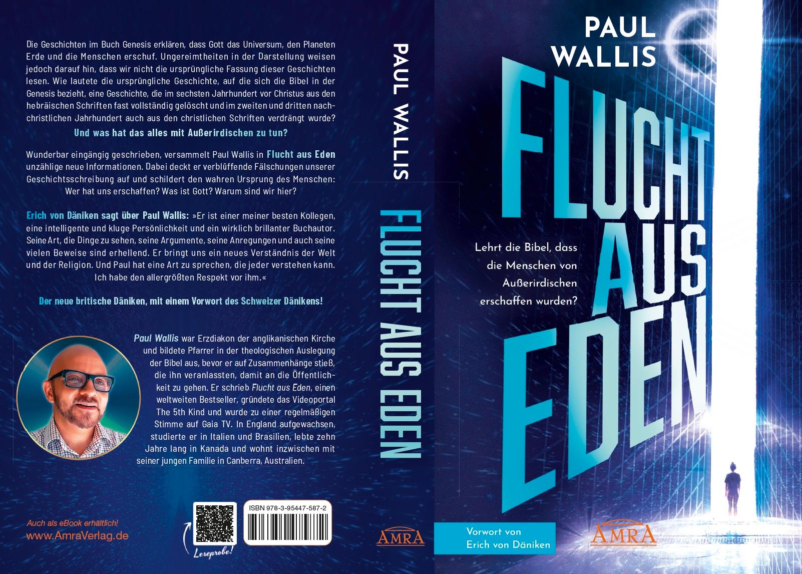 Rückseitencover FLUCHT AUS EDEN [Exklusives Vorwort von Erich von Däniken]