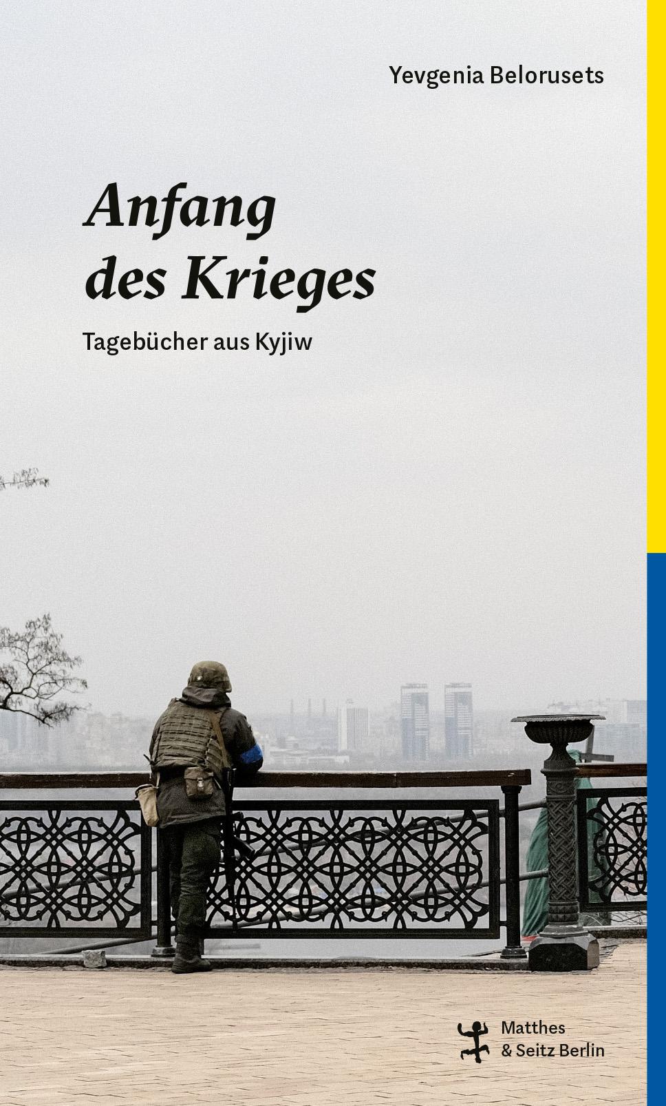 Vorderes Coverbild Anfang des Krieges