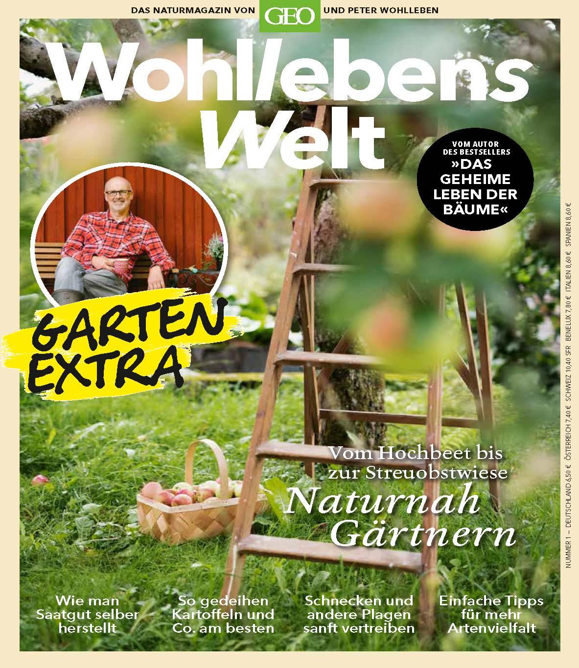 Vorderes Coverbild Wohllebens Welt Sonderheft 1/2022 - Naturnah Gärtnern