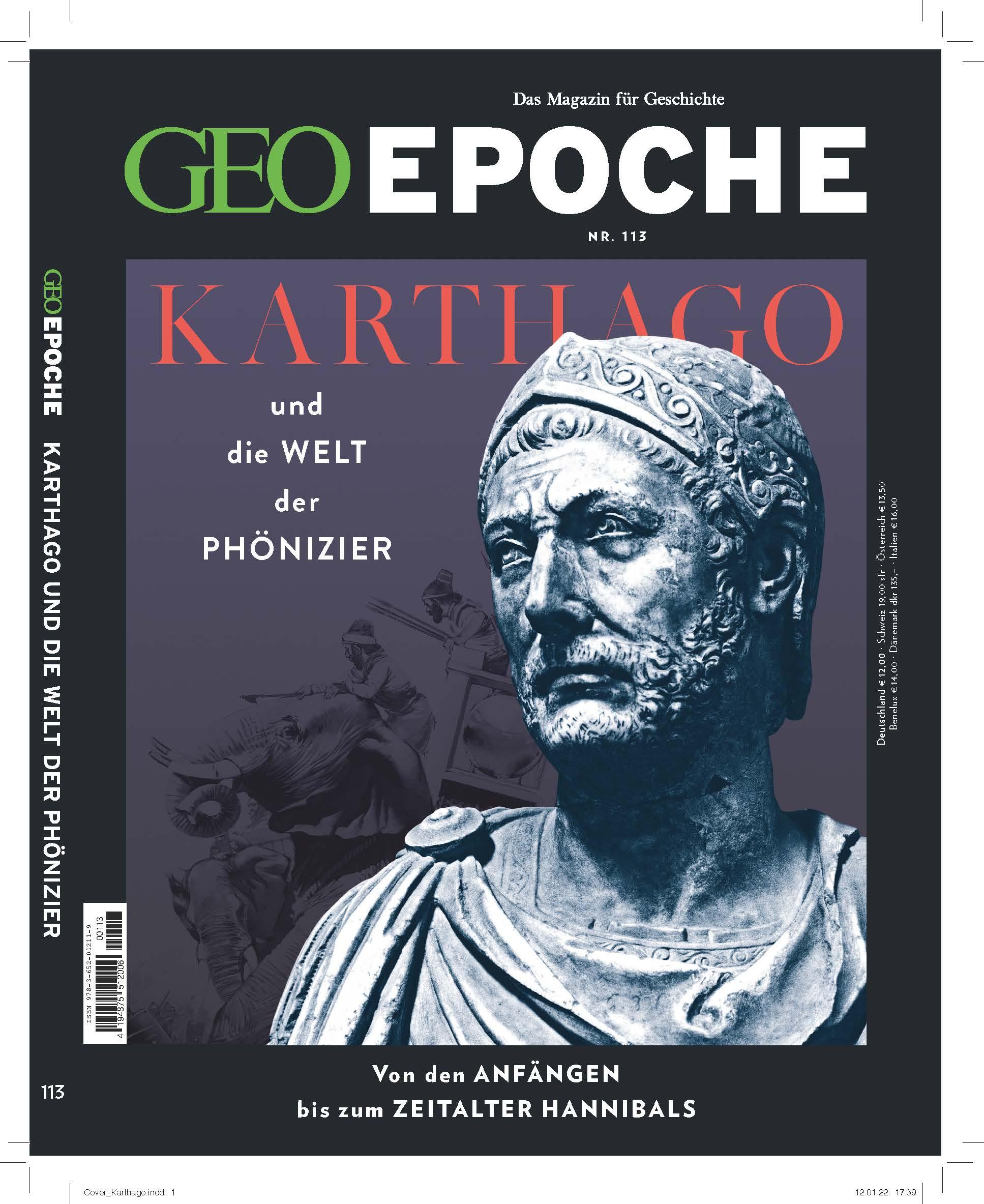 Vorderes Coverbild GEO Epoche 113/2022 - Karthago