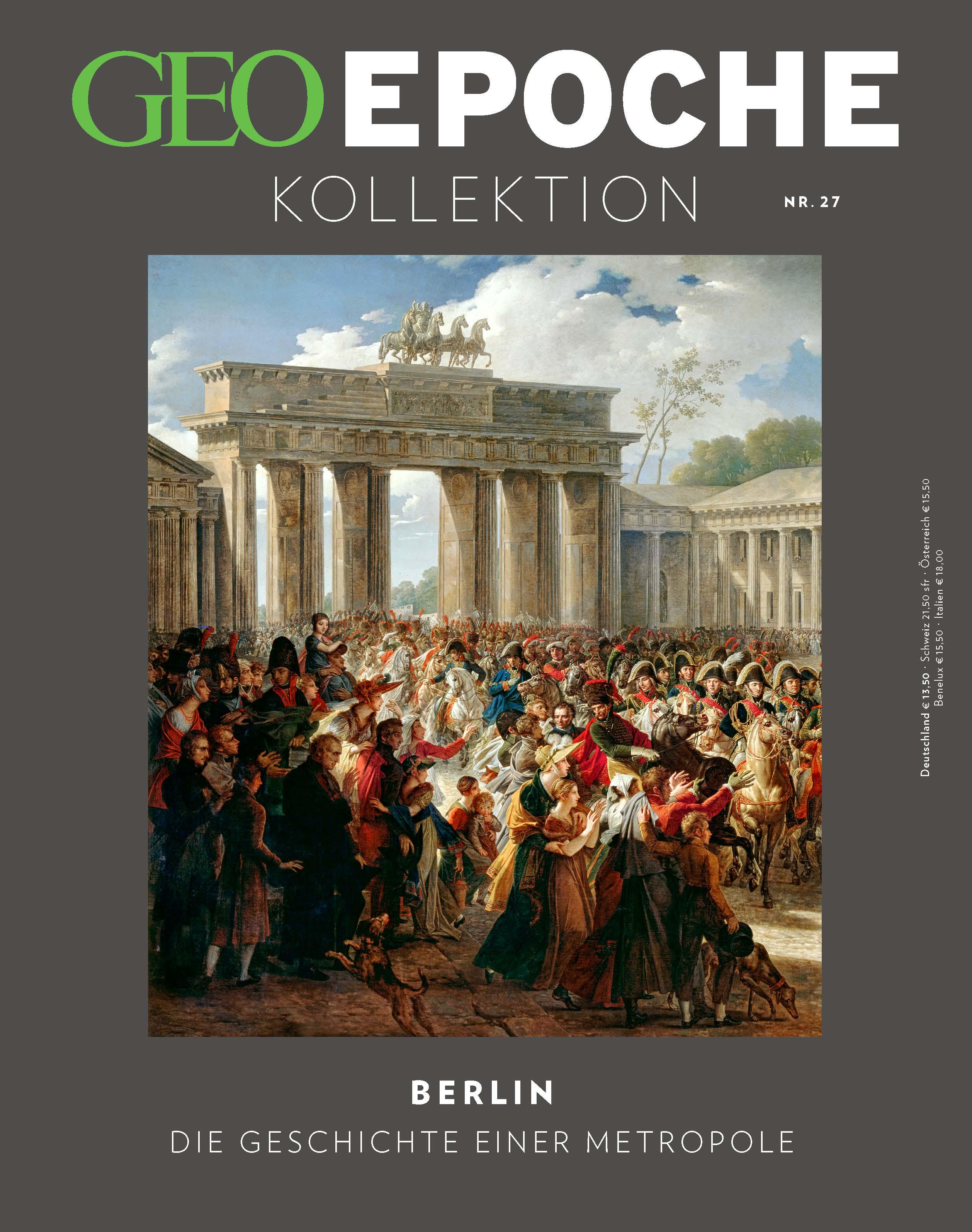 Vorderes Coverbild GEO Epoche KOLLEKTION 27/2022 - Berlin