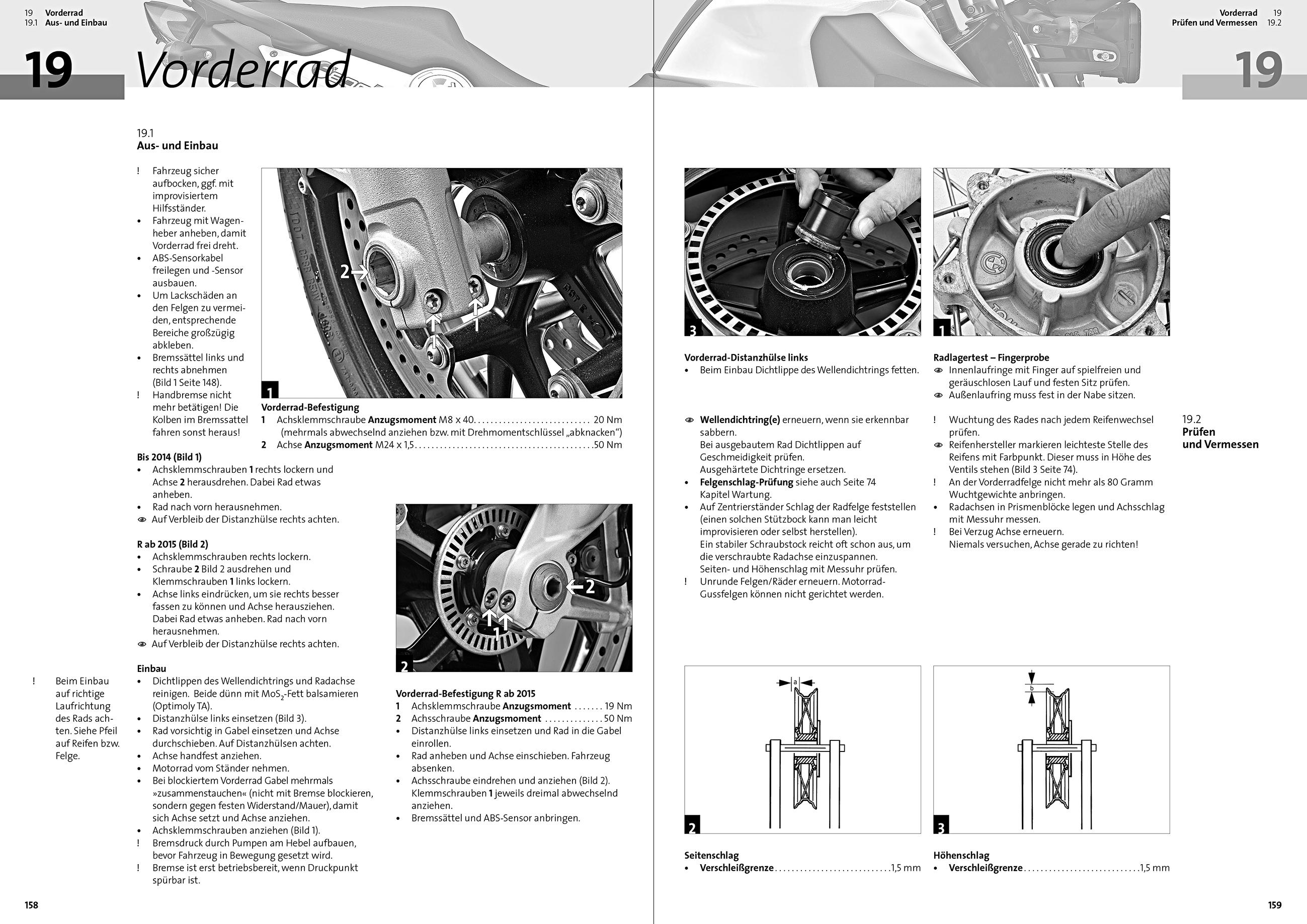 Beispielinhalt (Bild) BMW F800R, F800S, F800ST, F800GT Reparaturanleitung