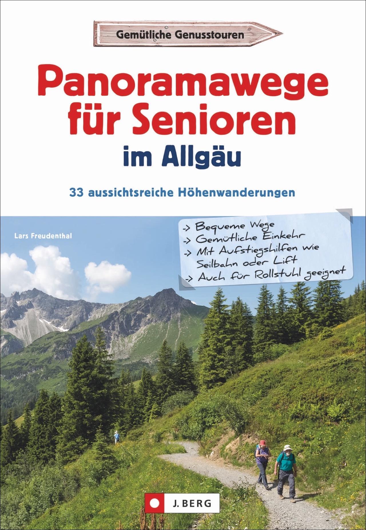 Vorderes Coverbild Panoramawege für Senioren Allgäu