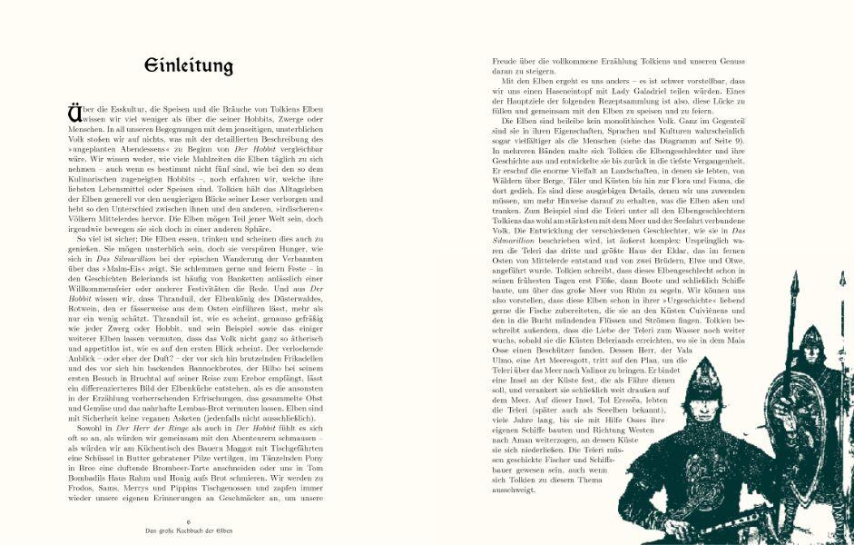 Beispielinhalt (Bild) Das große Kochbuch der Elben