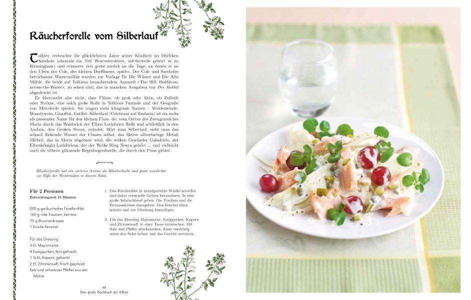 Beispielinhalt (Bild) Das große Kochbuch der Elben