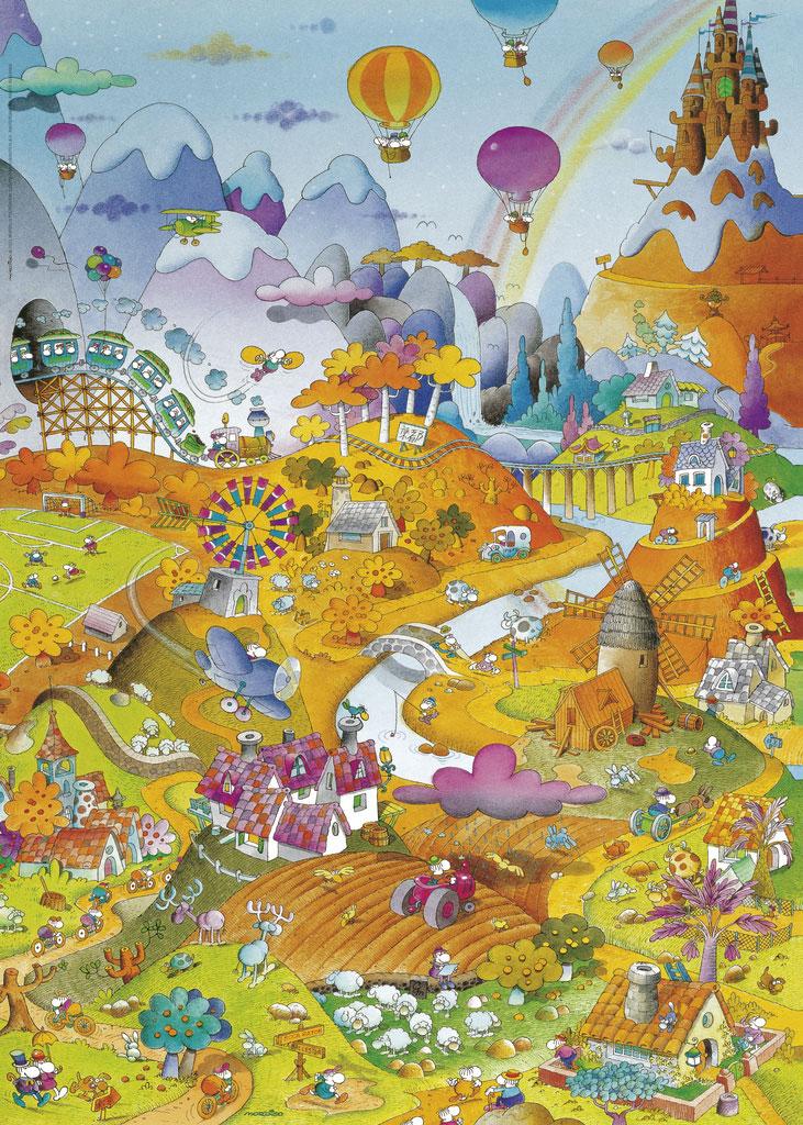 Beispielinhalt (Bild) By The Field Puzzle 1000 Teile