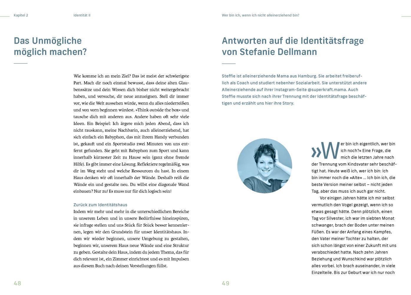 Beispielinhalt (Bild) Wer bin ich, wenn ich nicht alleinerziehend bin?