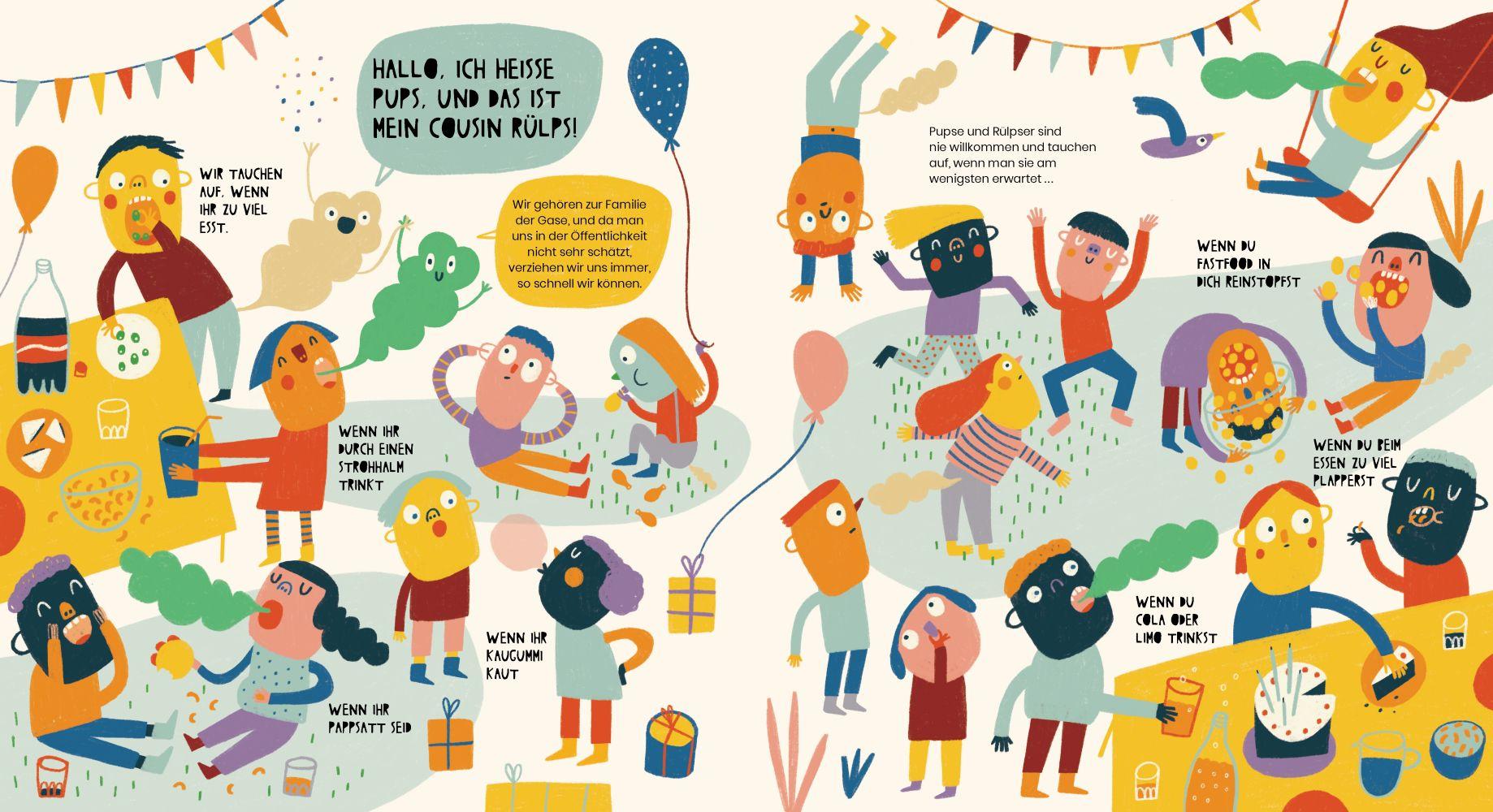 Beispielinhalt (Bild) Das geheime Leben der Pupse und Rülpser