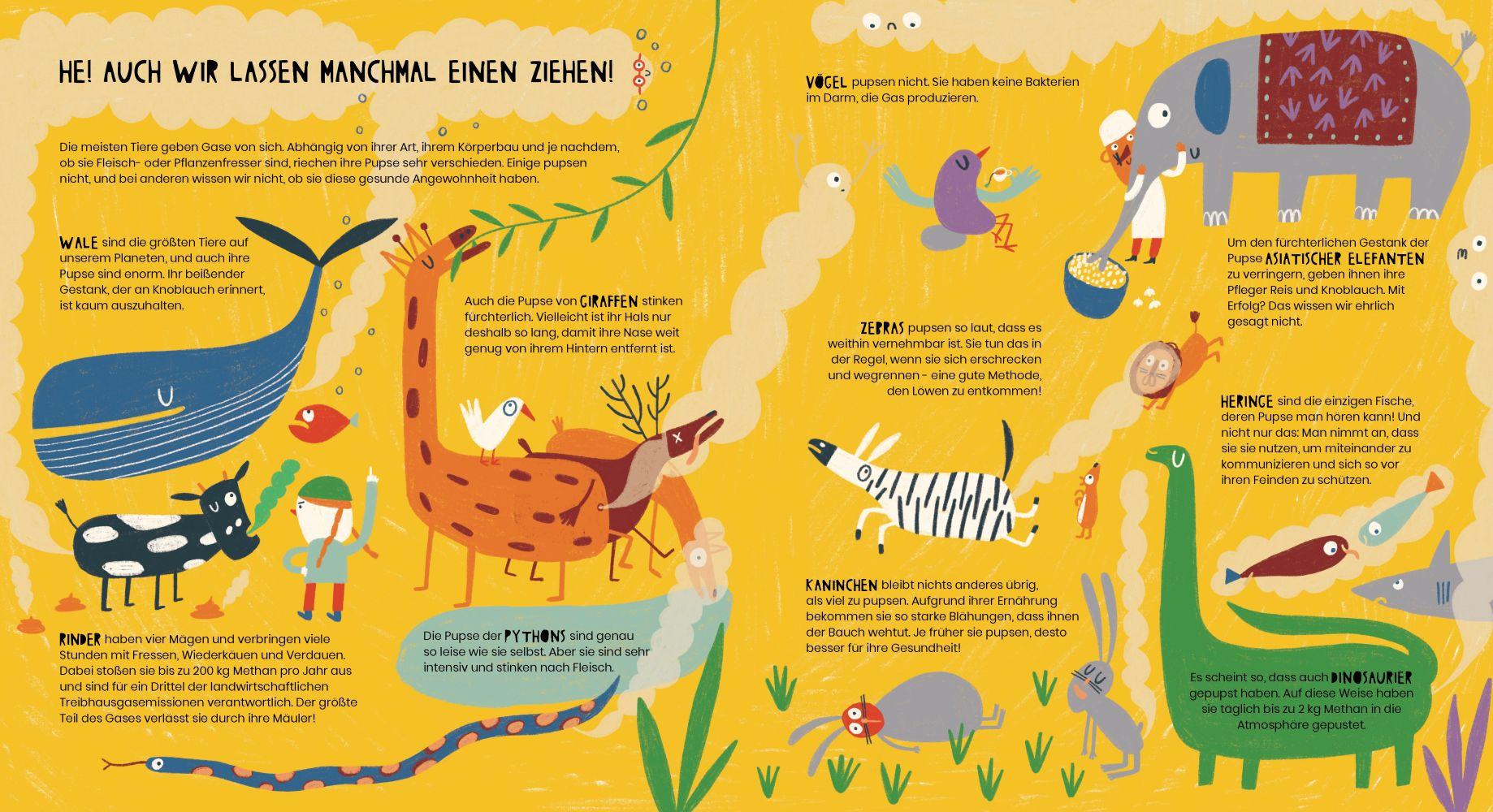 Beispielinhalt (Bild) Das geheime Leben der Pupse und Rülpser