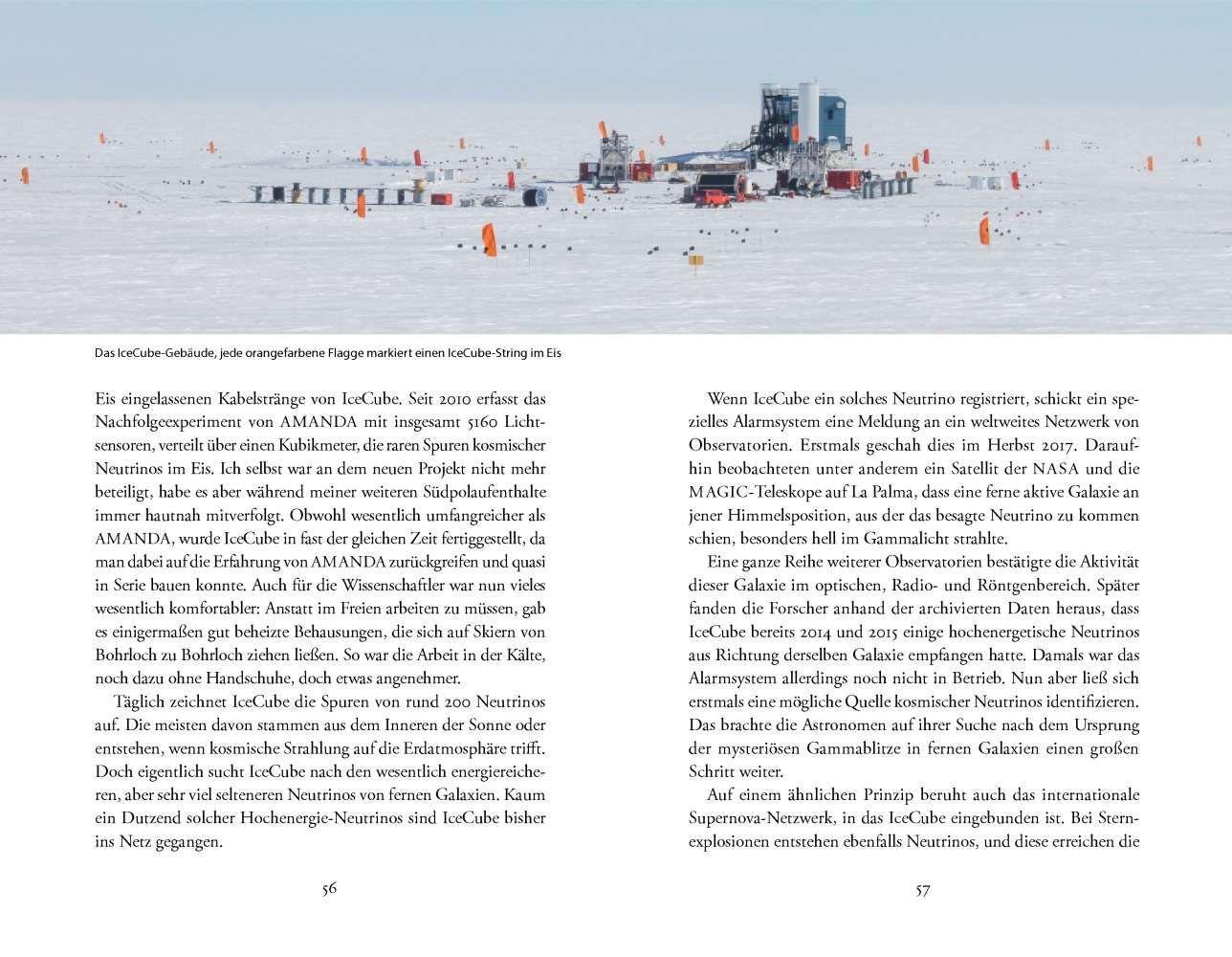 Beispielinhalt (Bild) Unter den Polarlichtern der Antarktis