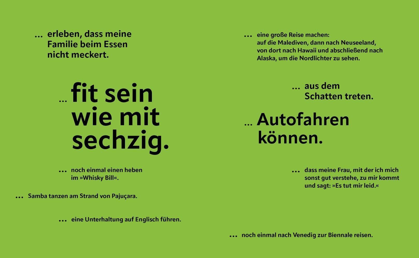 Beispielinhalt (Bild) Einmal im Leben ...