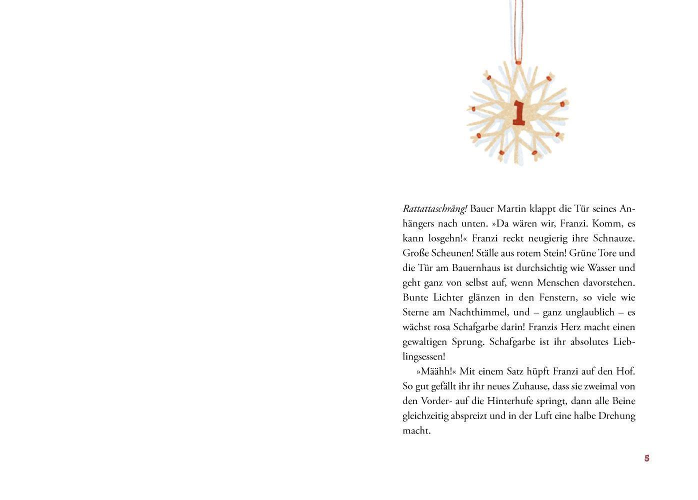 Beispielinhalt (Bild) An Weihnachten schweben die Schafe