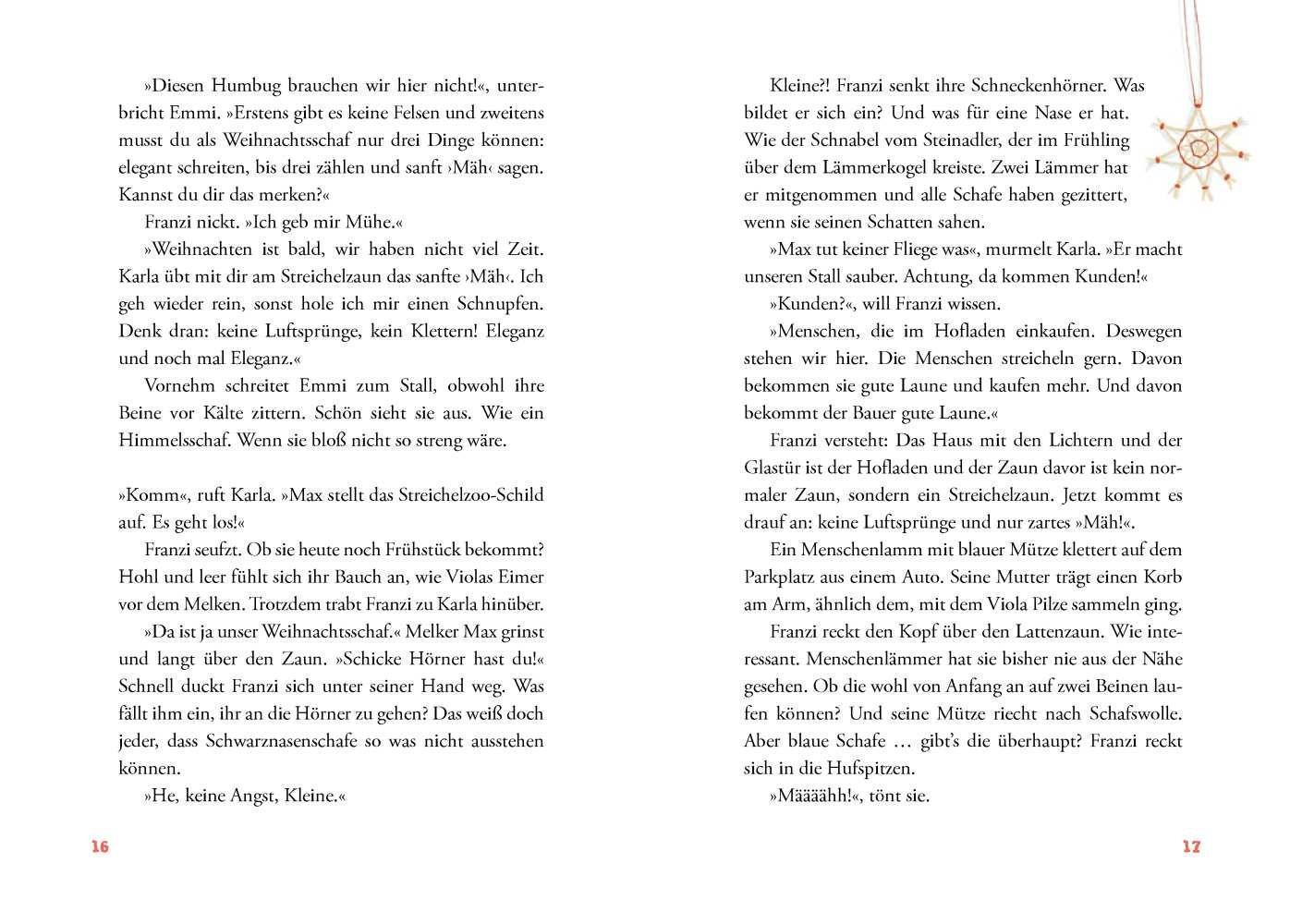 Beispielinhalt (Bild) An Weihnachten schweben die Schafe