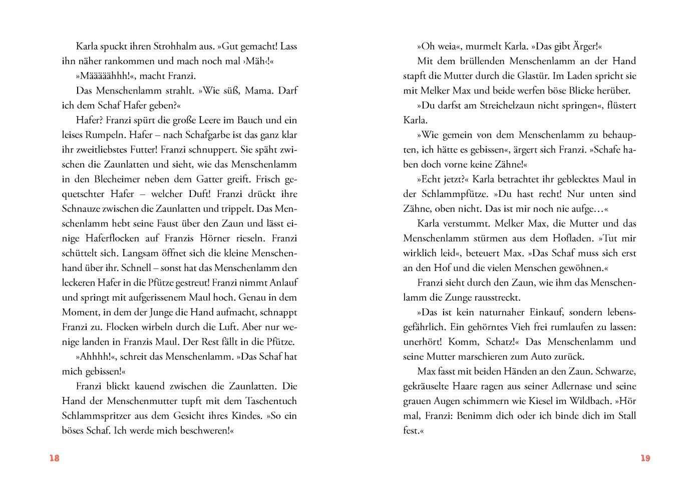 Beispielinhalt (Bild) An Weihnachten schweben die Schafe