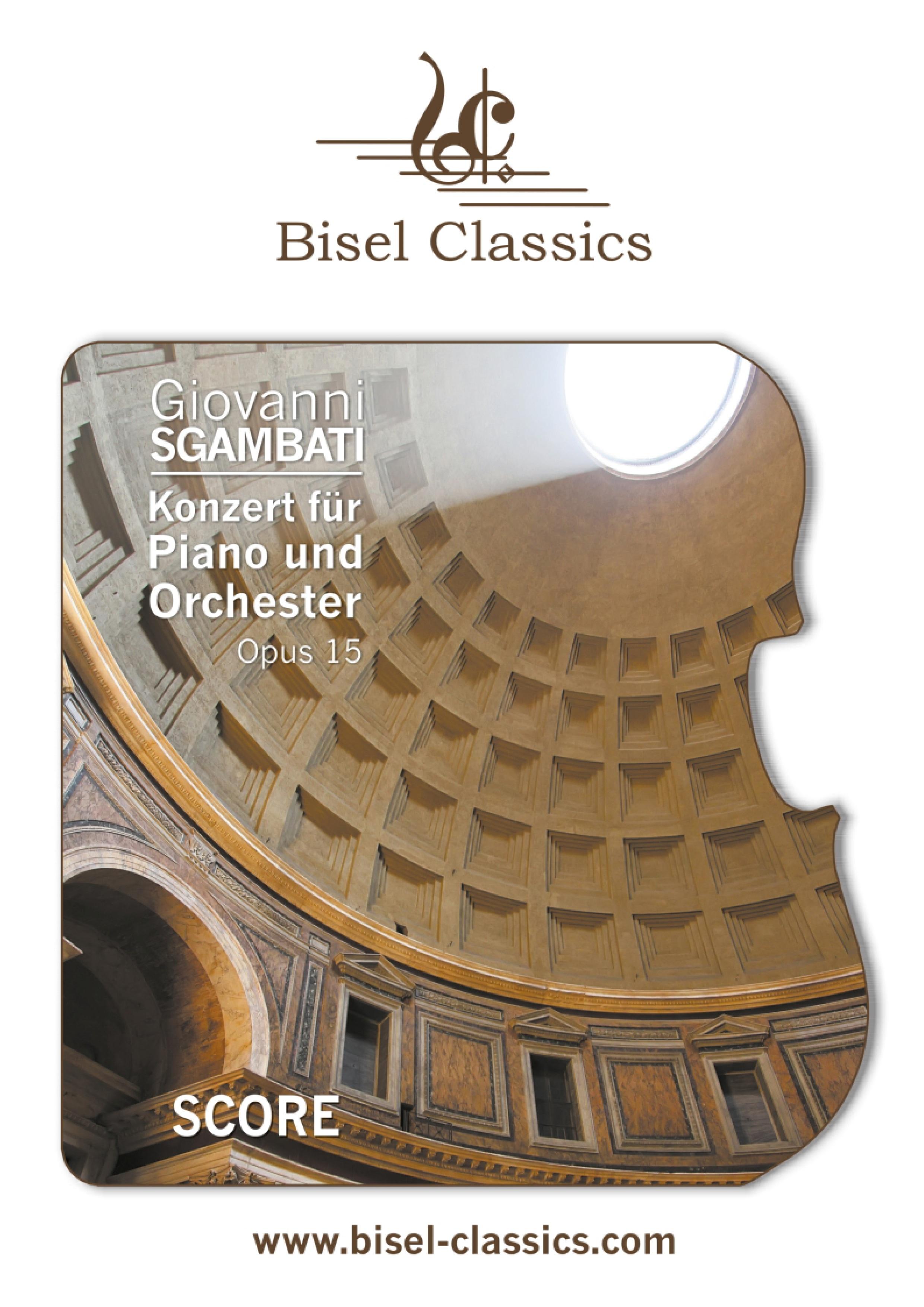 Vorderes Coverbild Konzert für Piano und Orchester, Opus 15