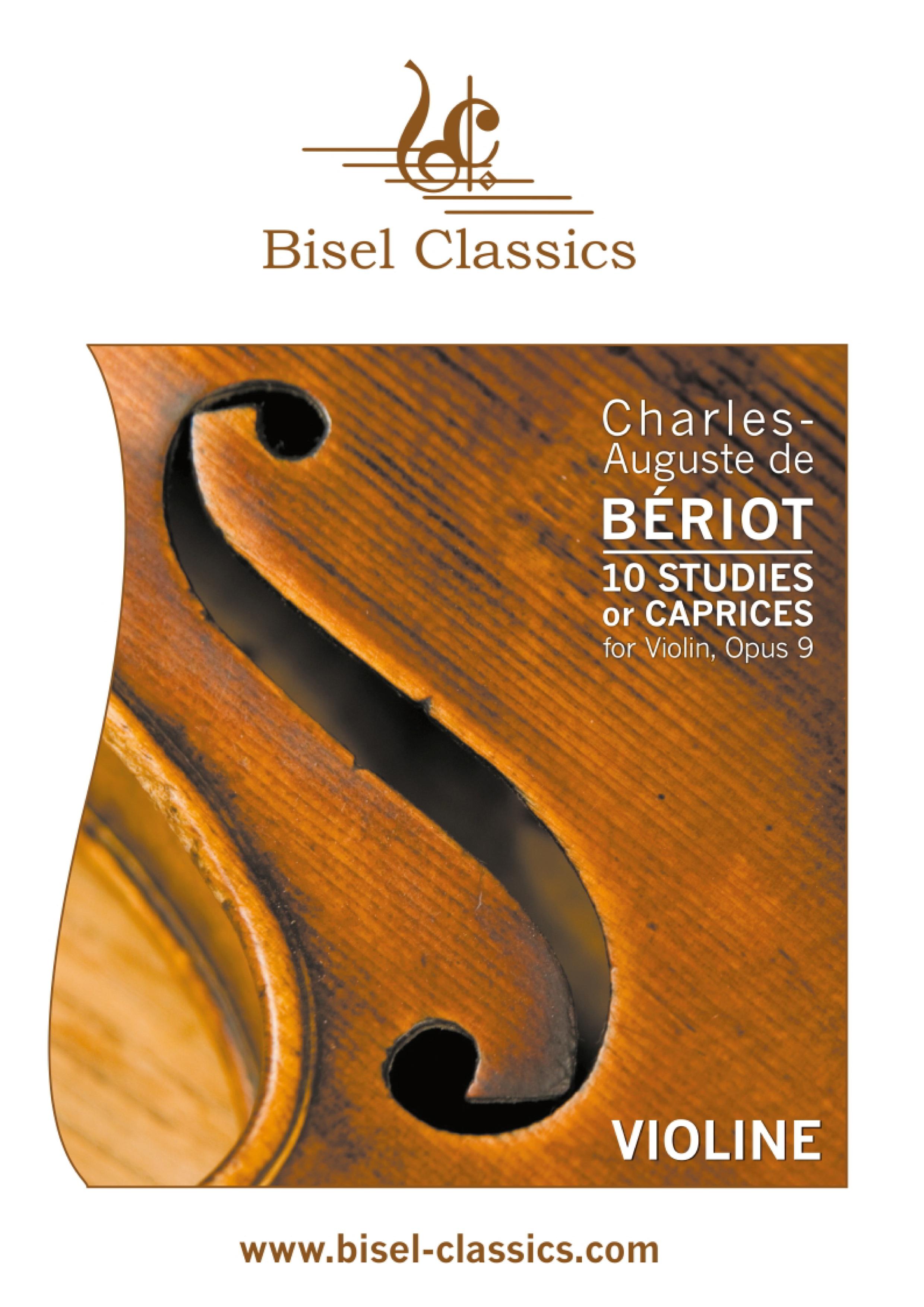 Vorderes Coverbild 10 Studies or Caprices for Violin, Opus 9