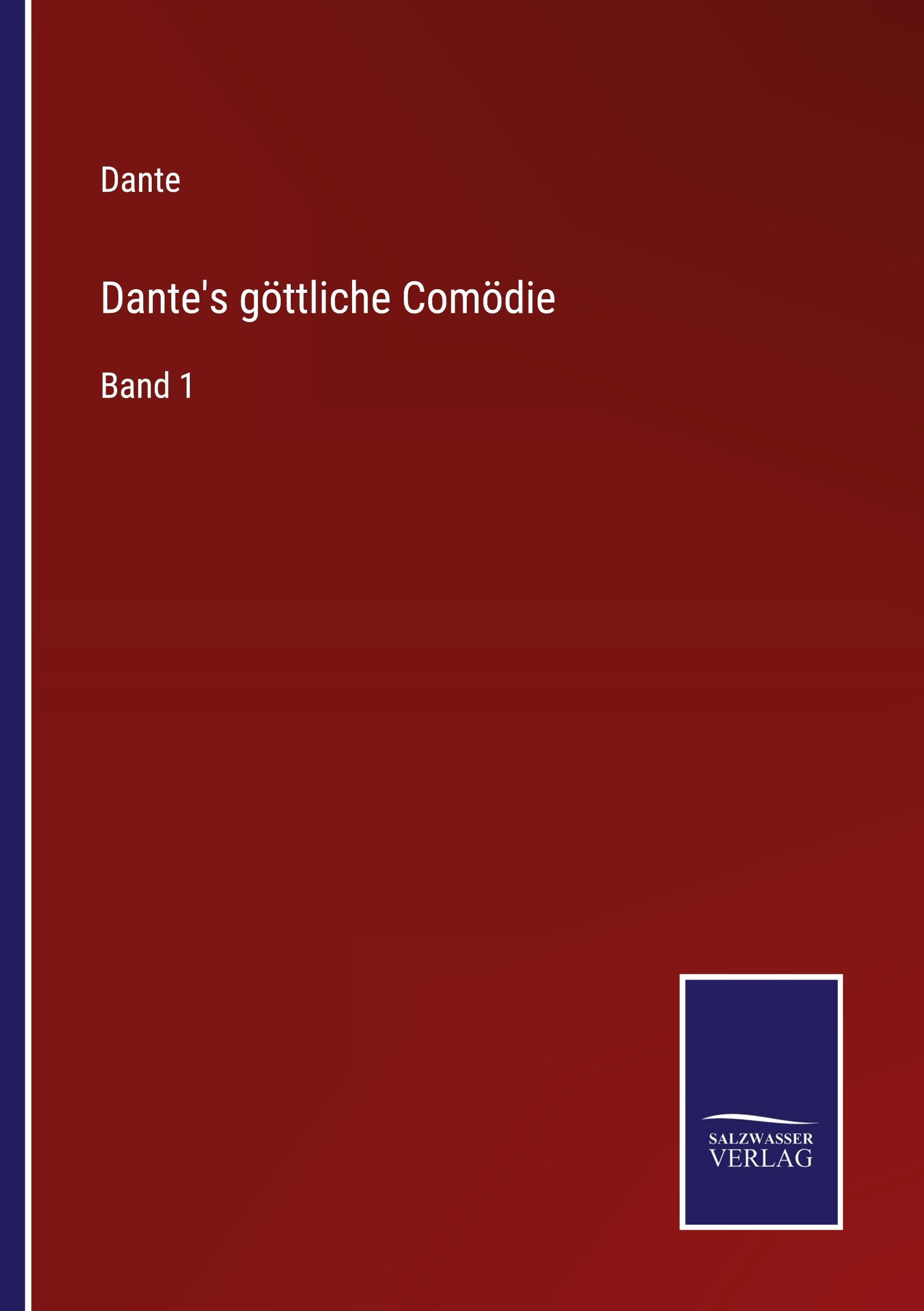 Vorderes Coverbild Dante's göttliche Comödie
