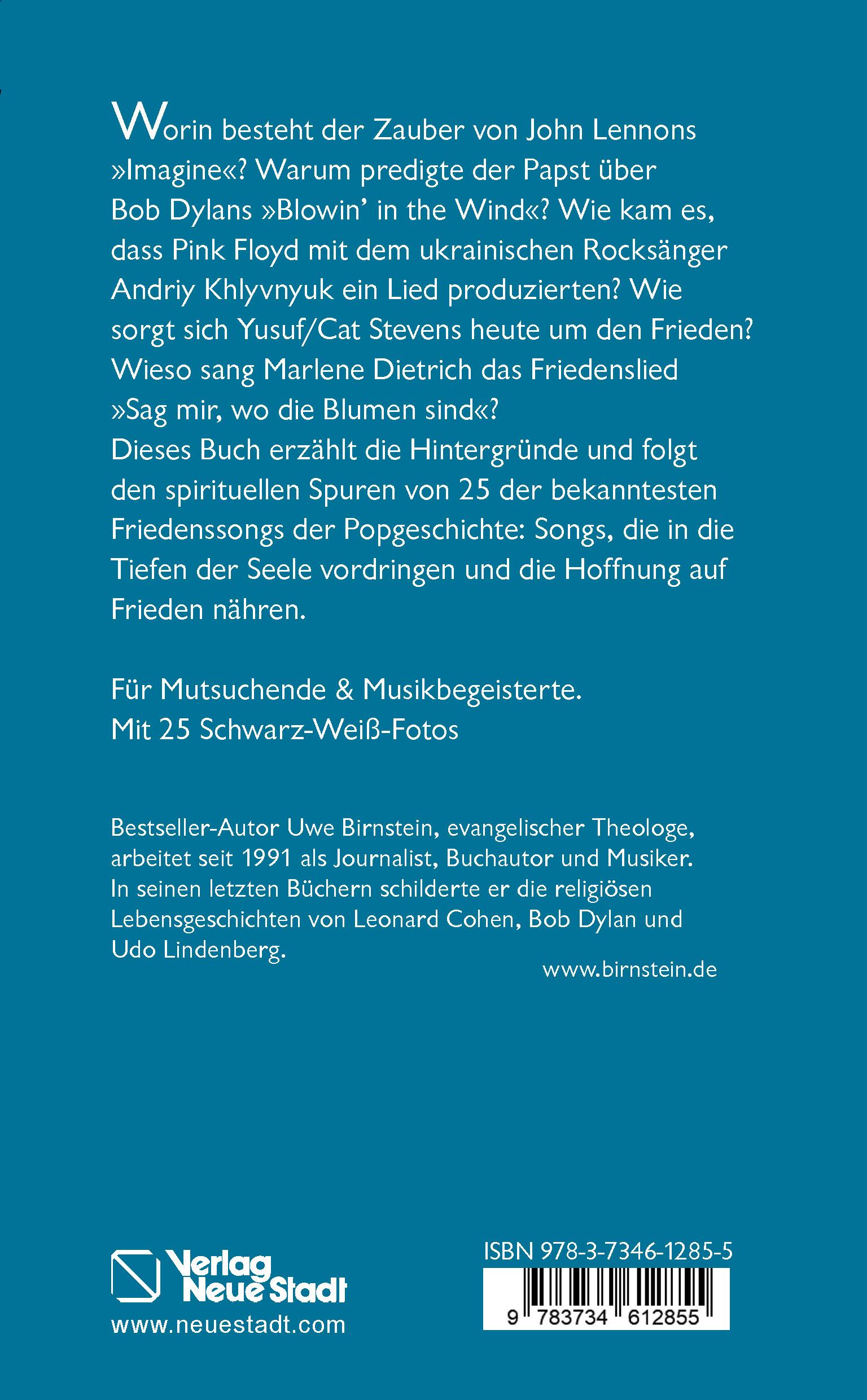 Rückseitencover Hits from Heaven: Wie die SONGS DES FRIEDENS unsere Hoffnung nähren