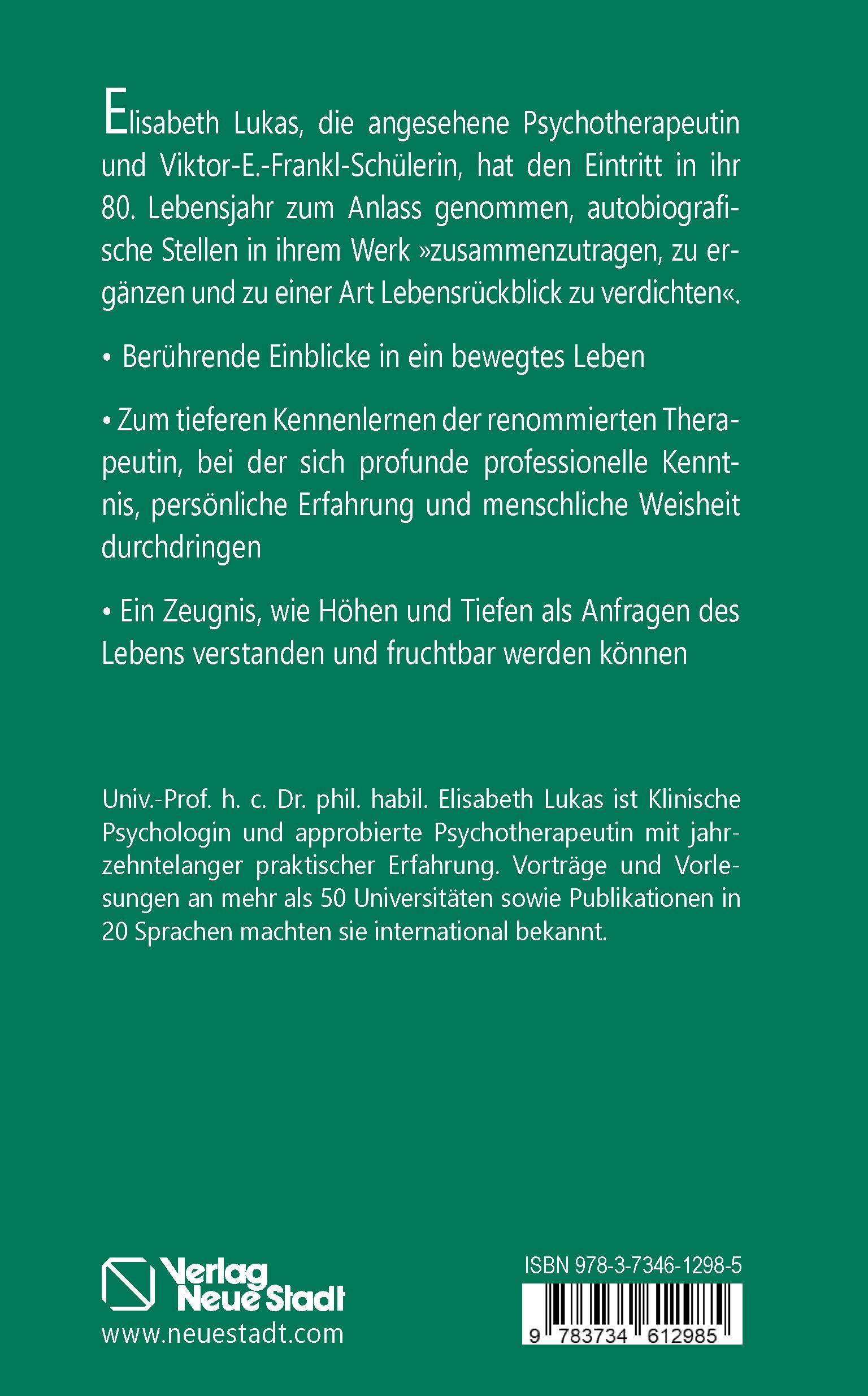 Rückseitencover Durchquehrung einer bewegten Zeit