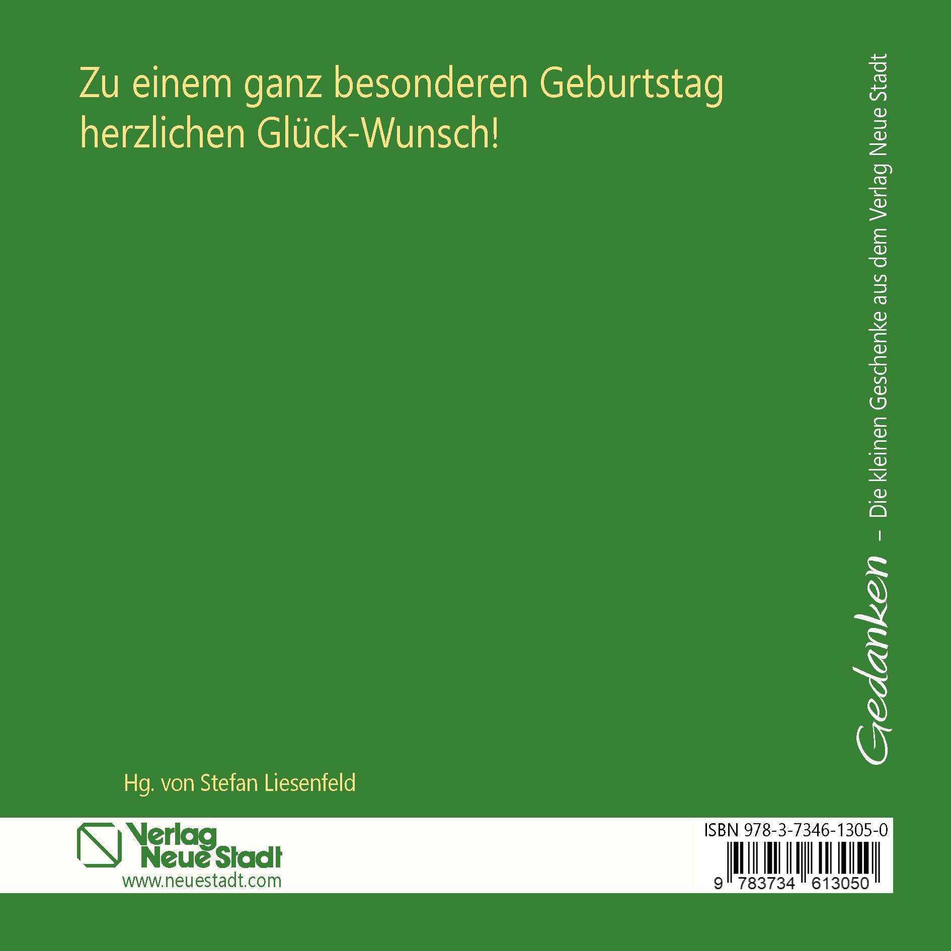 Rückseitencover Glück-Wunsch zum 85.