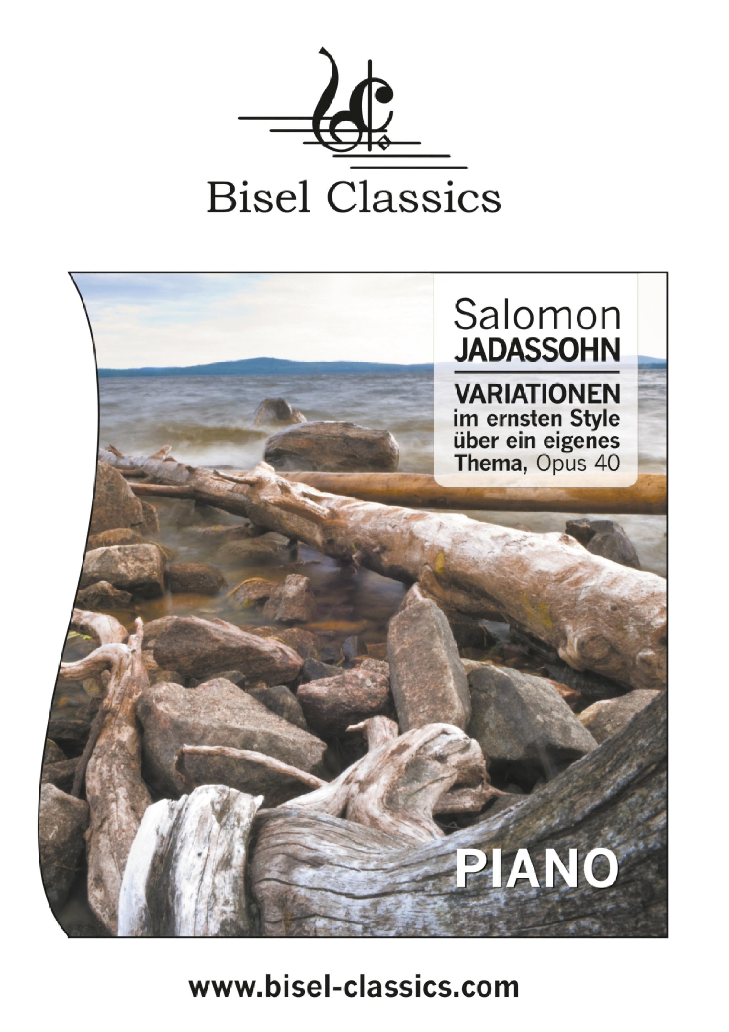 Vorderes Coverbild Variationen im ernsten Style über ein eigenes Thema, Opus 40