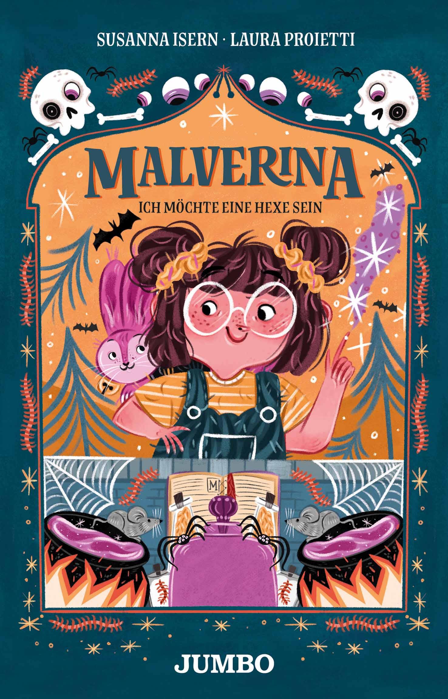 Vorderes Coverbild Malverina 01. Ich möchte eine Hexe sein