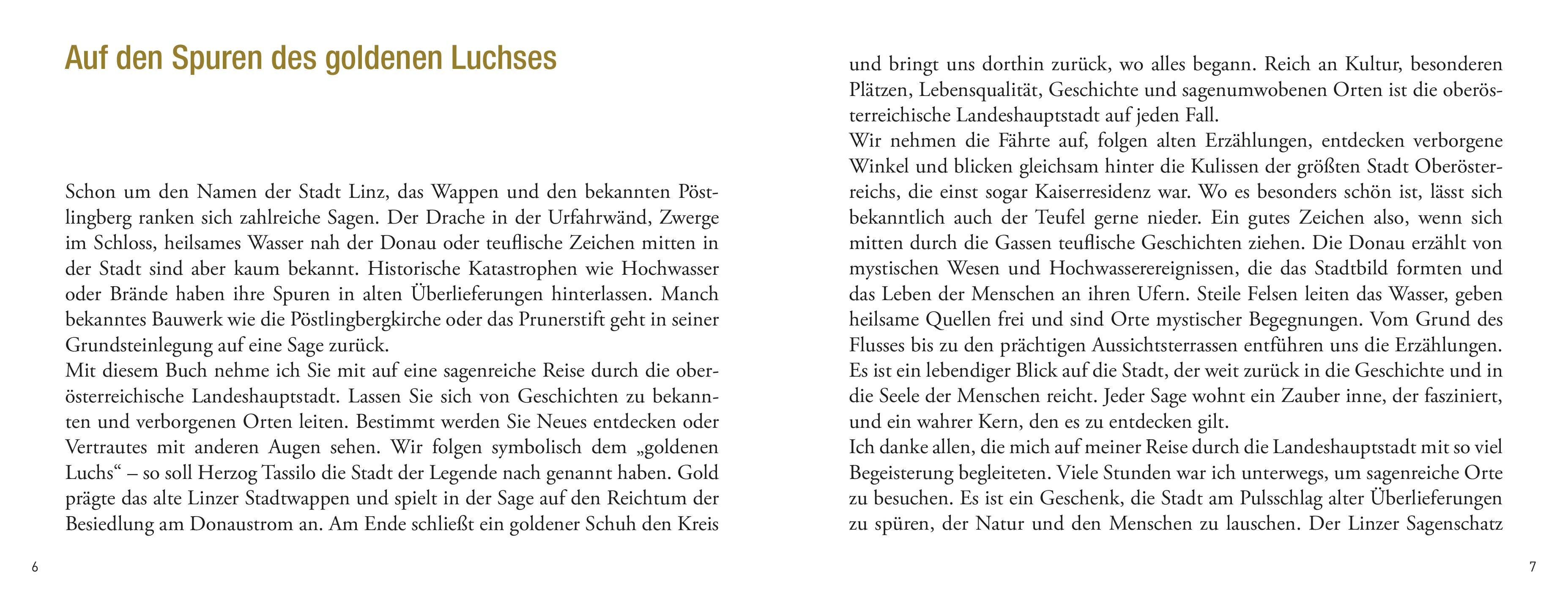 Beispielinhalt (Bild) Sagenreiches Linz