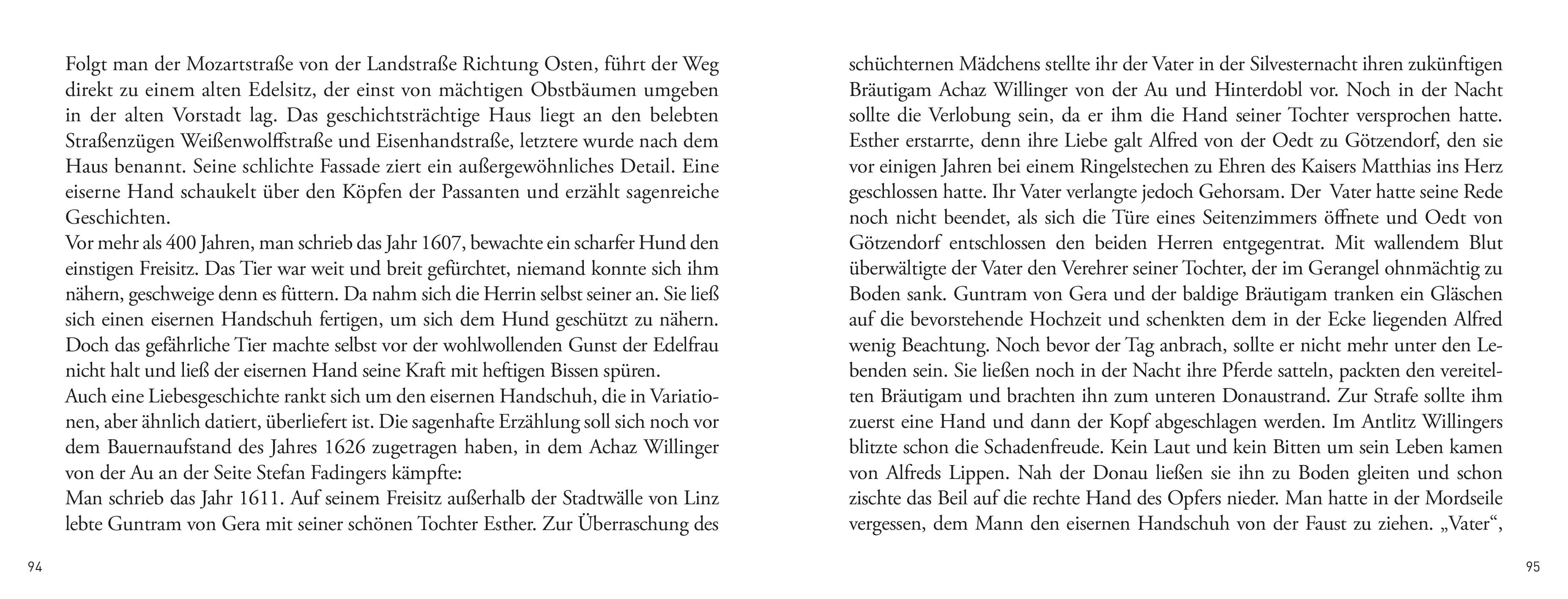 Beispielinhalt (Bild) Sagenreiches Linz