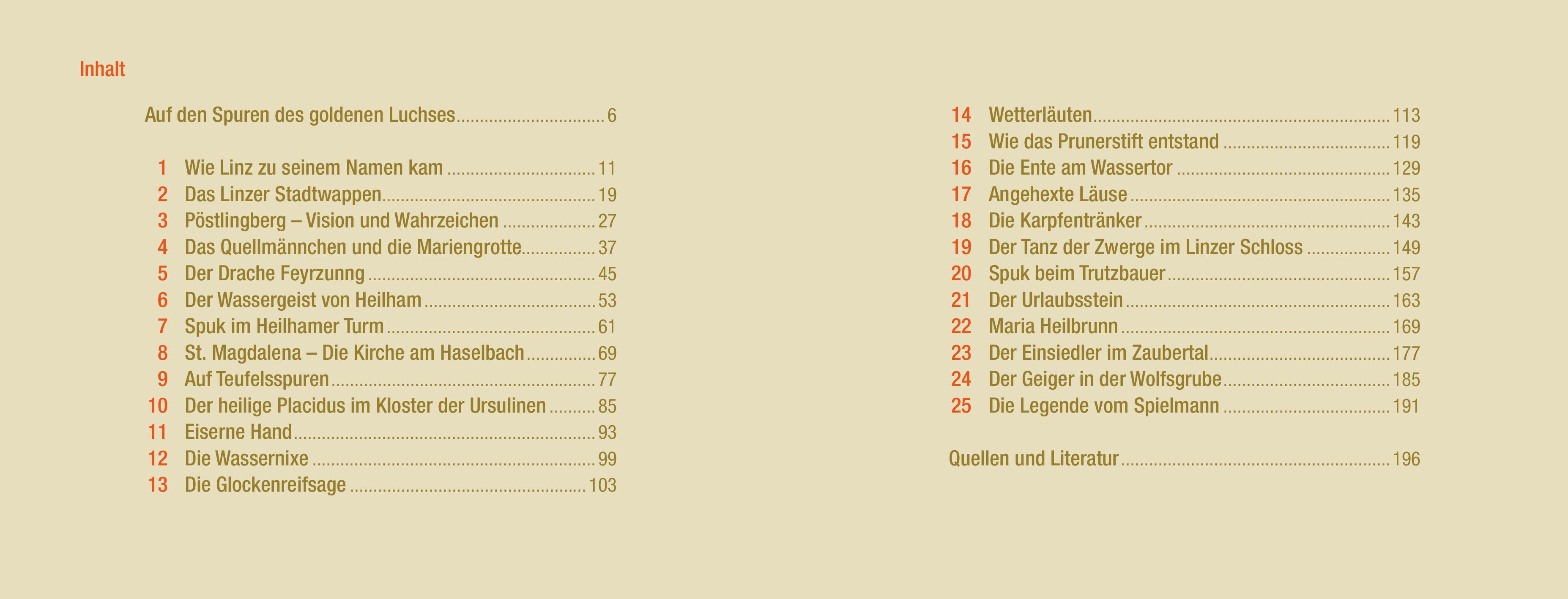 Beispielinhalt (Bild) Sagenreiches Linz