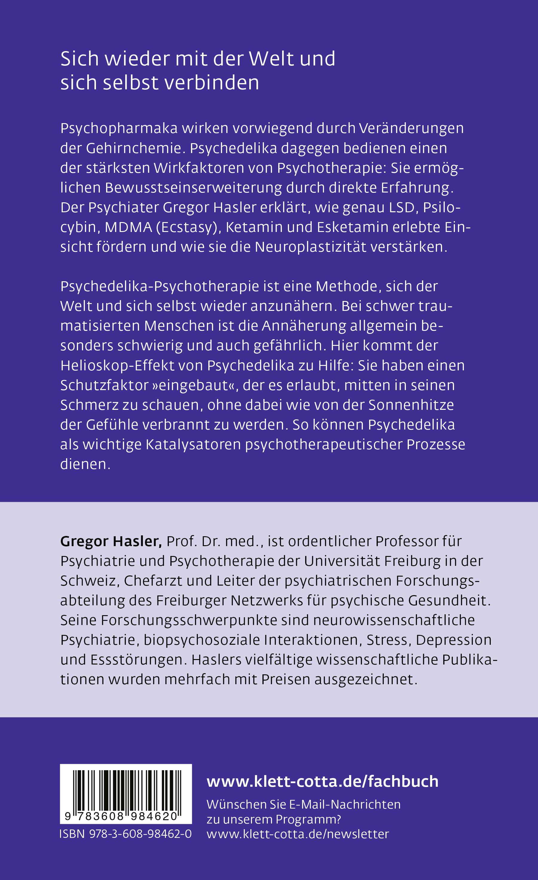 Rückseitencover Higher Self - Psychedelika in der Psychotherapie